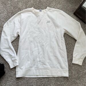 White Long Sleeve Sweatshirt